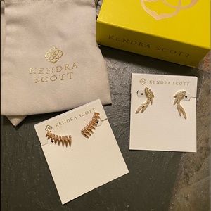 Set of gently used Kendra Scott ear climbers.
